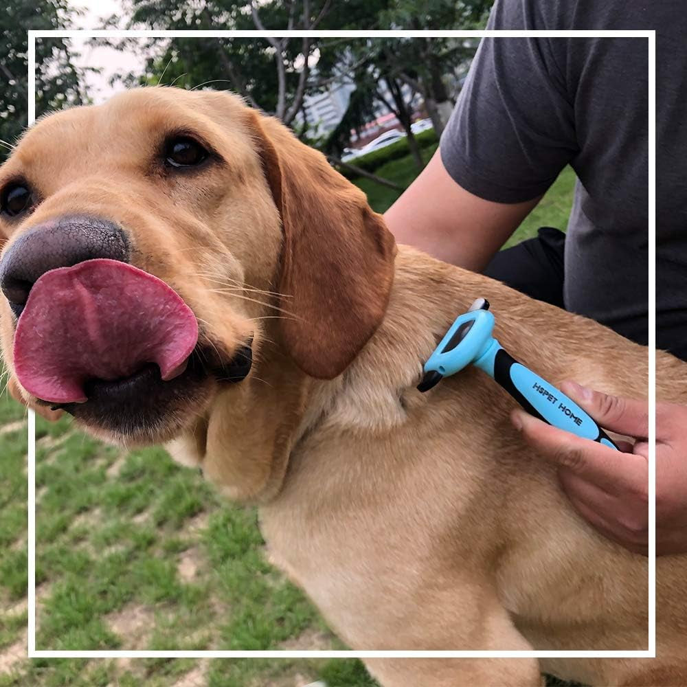 Pet Grooming Brush for Dogs and Cats Shedding Hair by up to 95%,Perfect Long & Short Hair Pet Deshedding Tool